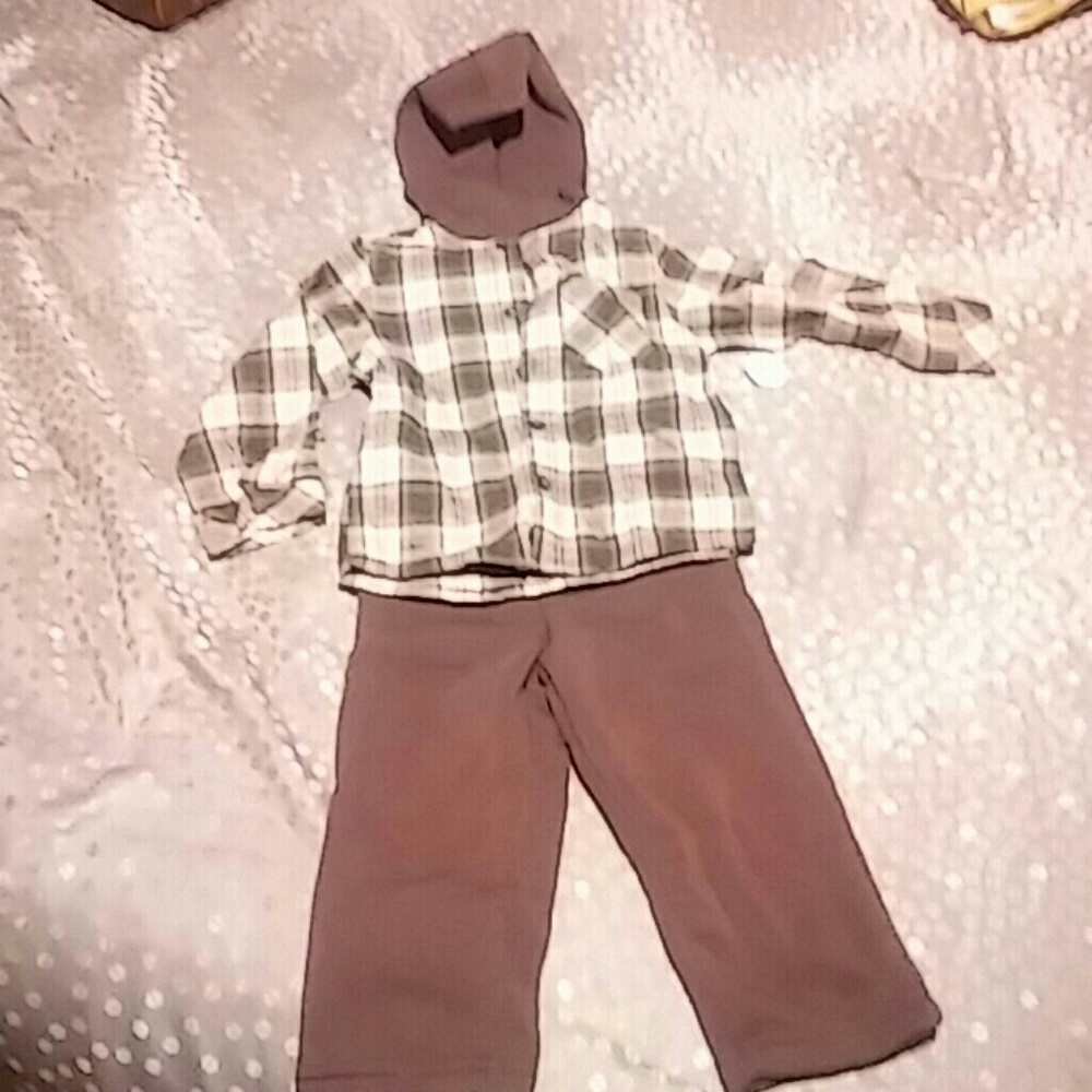 Toddler suit 12 months brown
